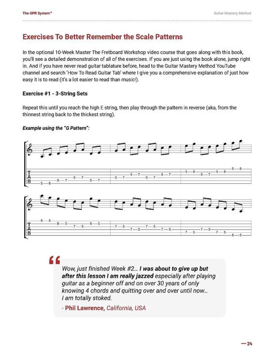 Guitar Pattern Recognition System - The NEW Way To Visualize Your Fretboard - photo 24