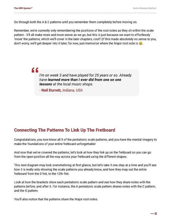 Guitar Pattern Recognition System - The NEW Way To Visualize Your Fretboard - photo 31