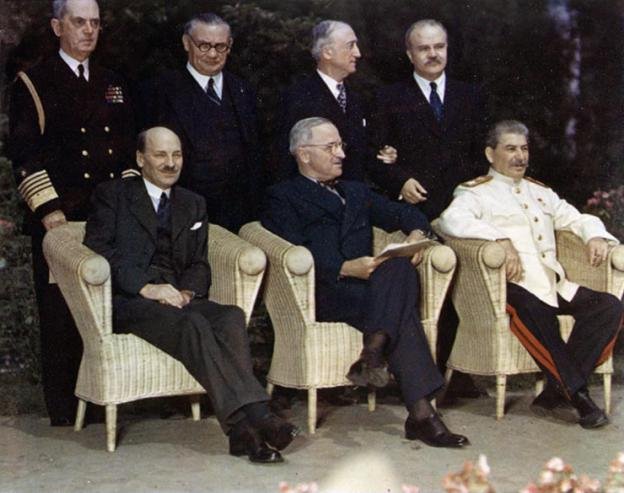 Attlee Truman and Stalin at the Potsdam Conference About Charles River - photo 1