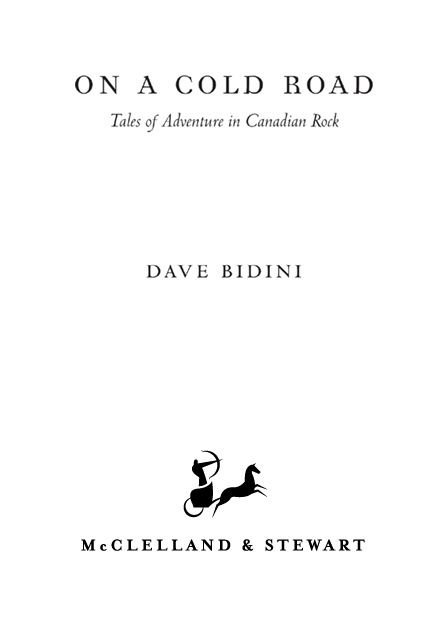 Copyright 1998 by Dave Bidini All rights reserved The use of any part of this - photo 2