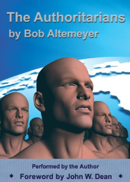 Bob Altemeyer The Authoritarians