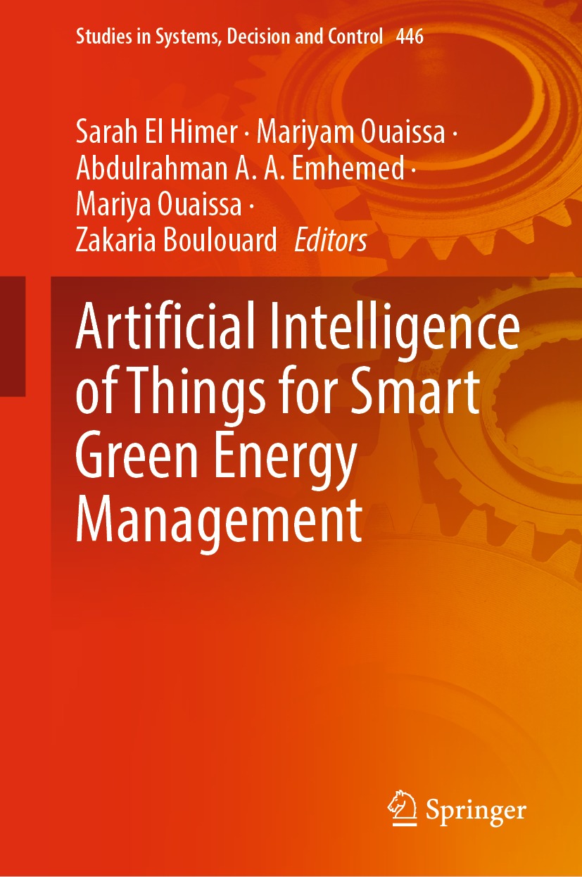 Book cover of Artificial Intelligence of Things for Smart Green Energy - photo 1