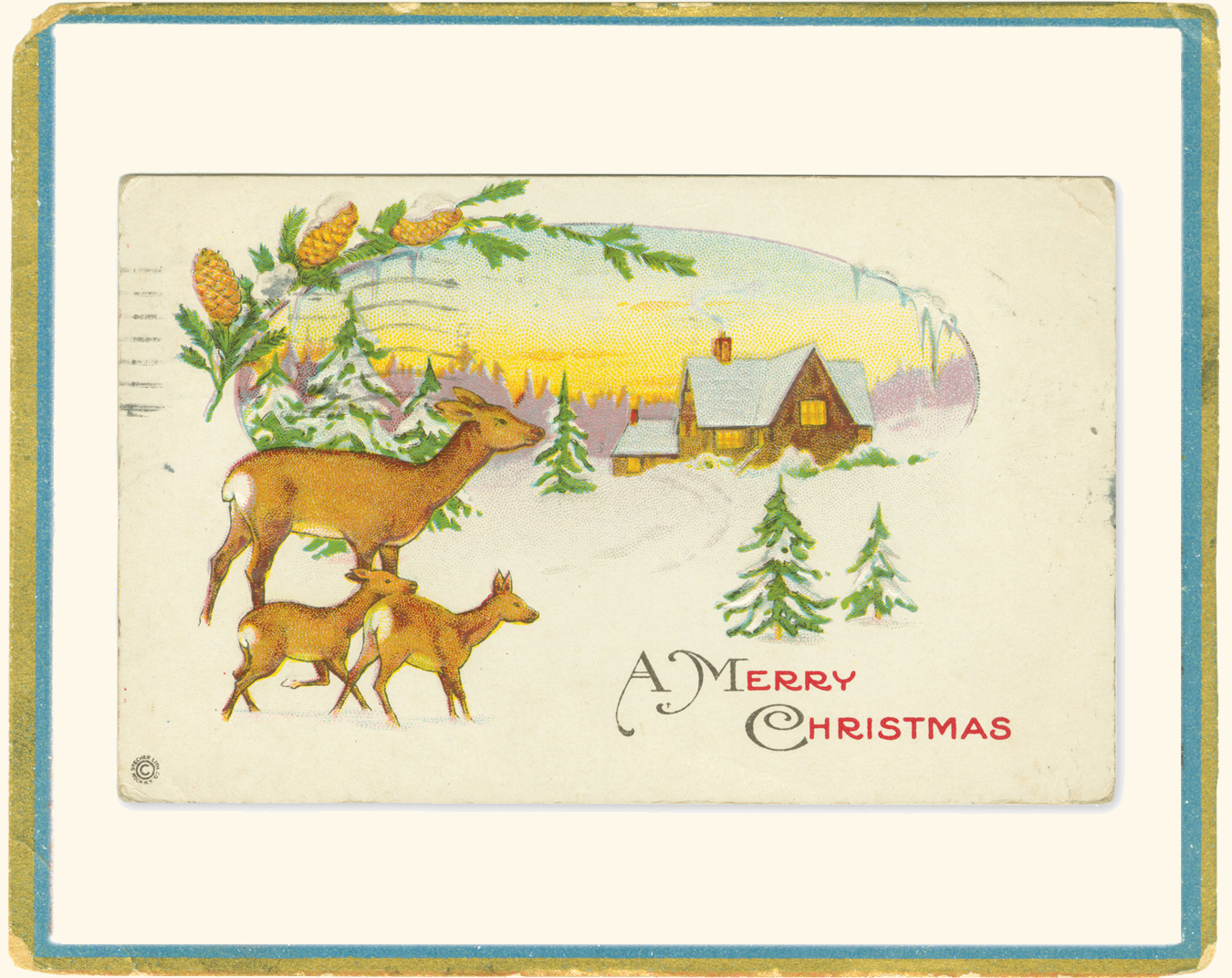 100 Christmas Wishes Vintage Holiday Cards from the New York Public Library - photo 17