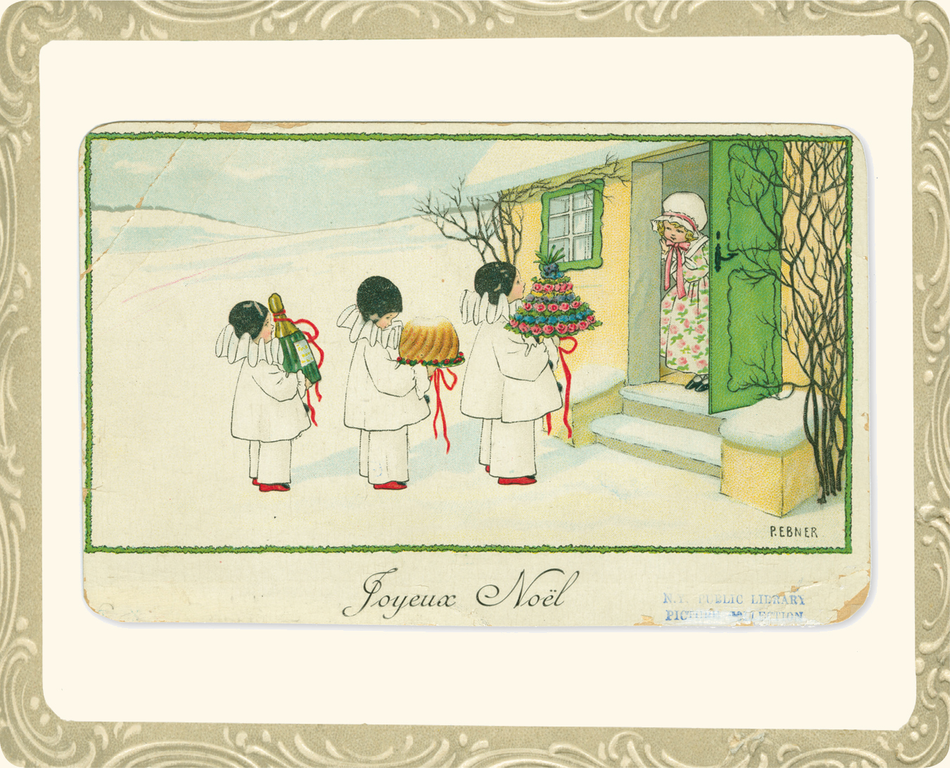 100 Christmas Wishes Vintage Holiday Cards from the New York Public Library - photo 19