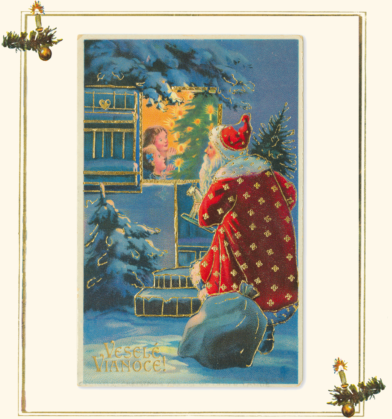 100 Christmas Wishes Vintage Holiday Cards from the New York Public Library - photo 7