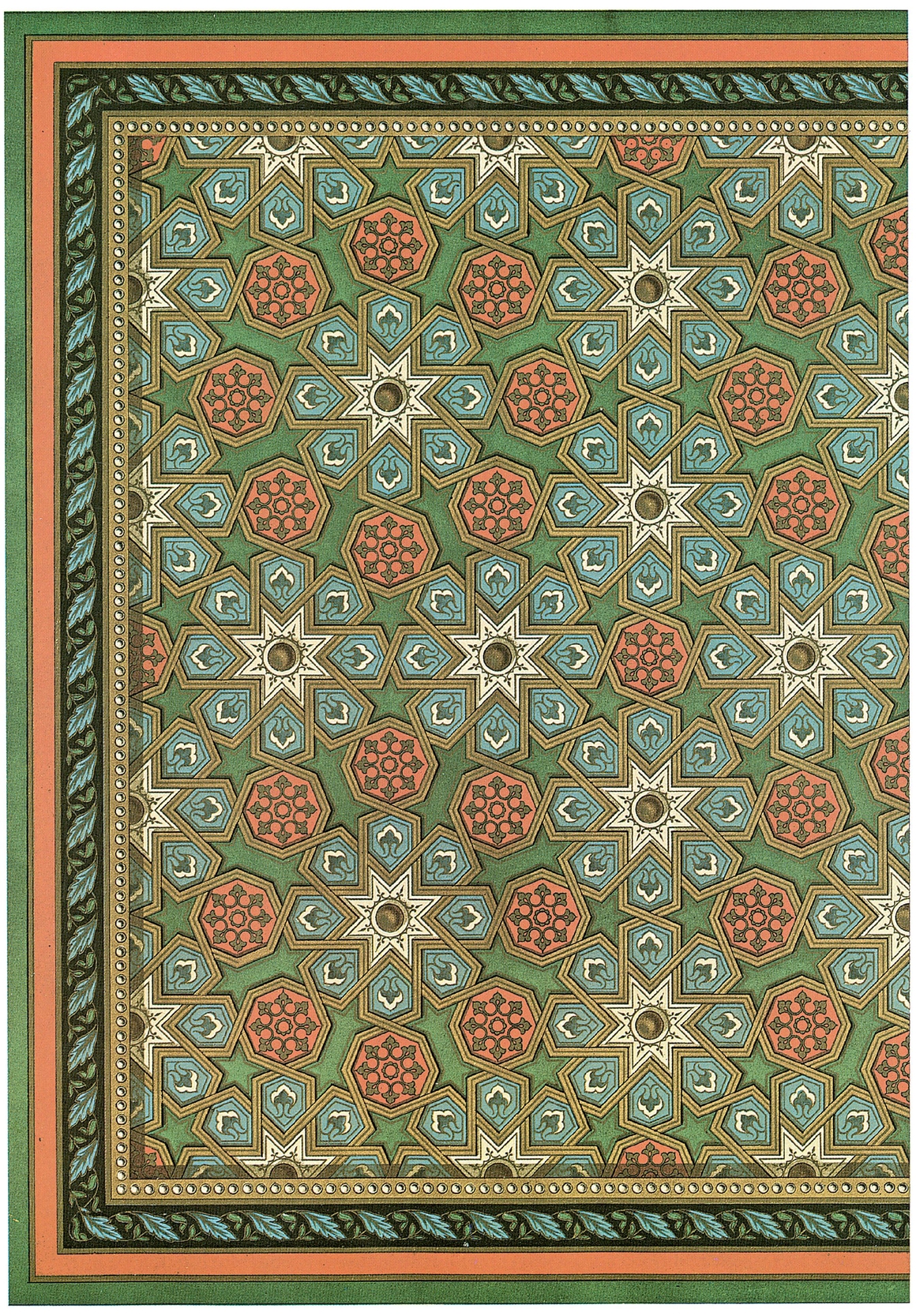 Ceiling design based on eight-pointed stars Design of a heitha textile - photo 22