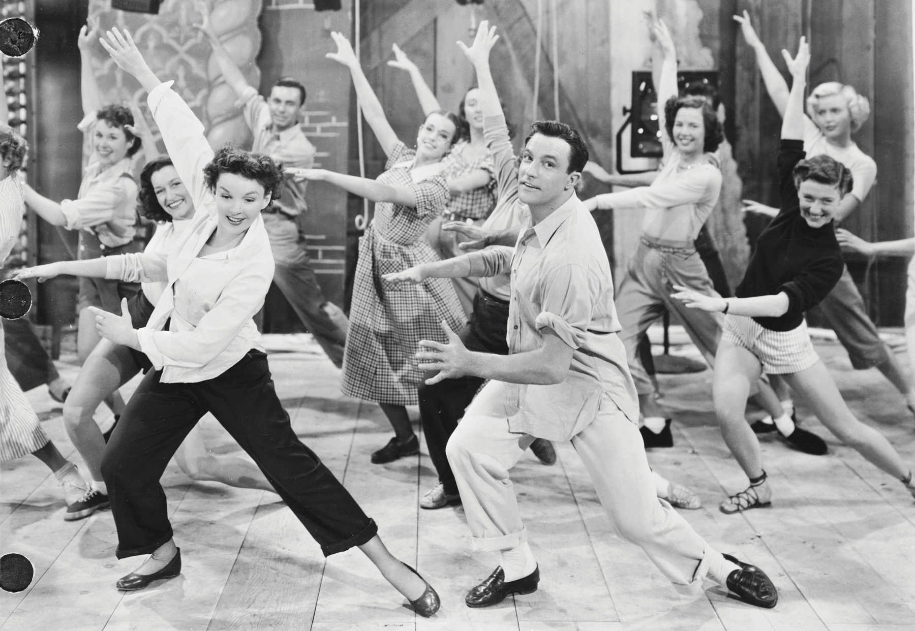 Judy Garland and Gene Kelly rehearse in Summer Stock 1950 Observers of - photo 2