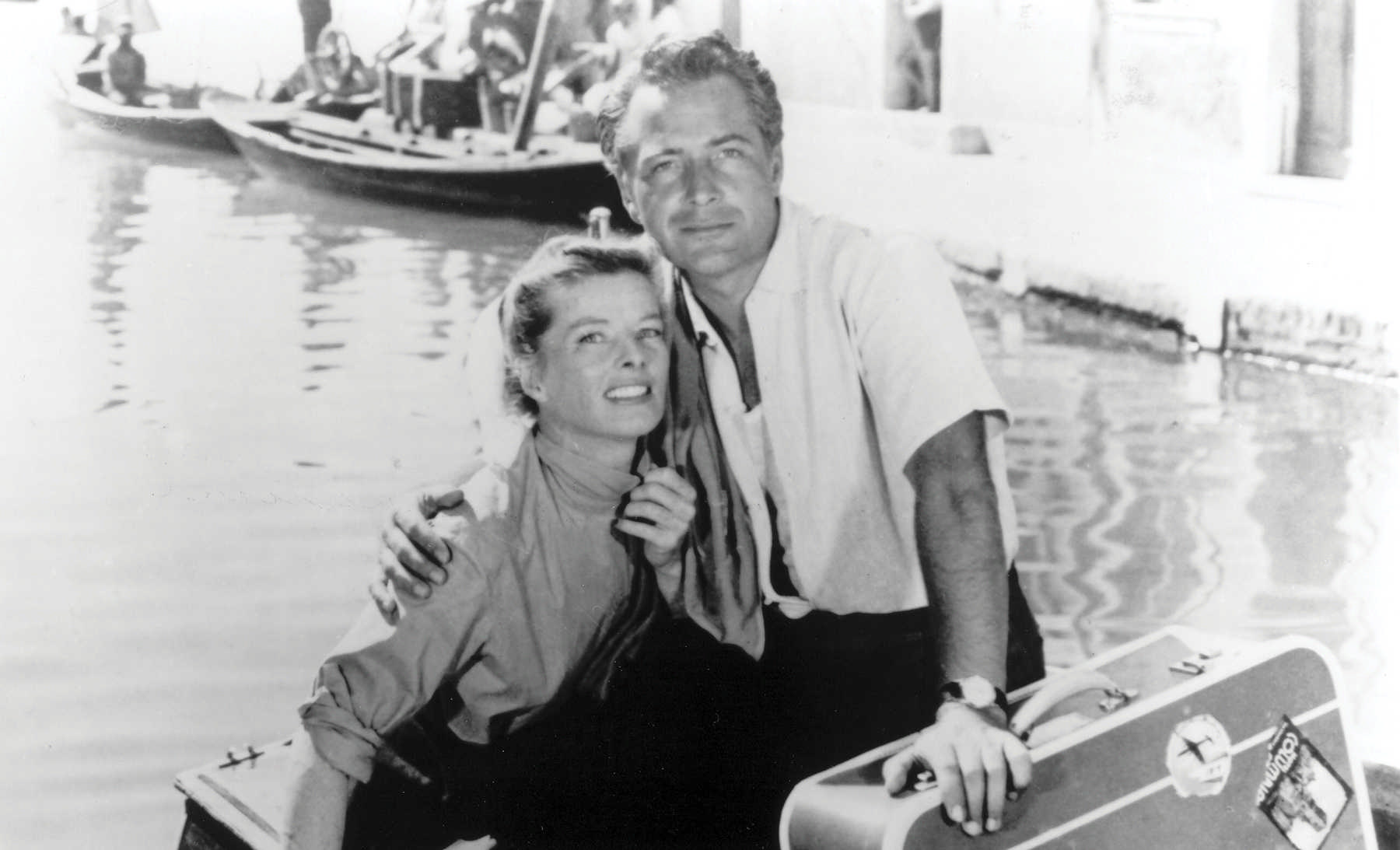 Katharine Hepburn and Rossano Brazzi arrive on Burano in Summertime 1955 - photo 3