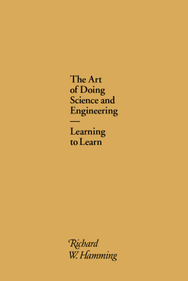 Richard W. Hamming - The Art of Doing Science and Engineering: Learning to Learn