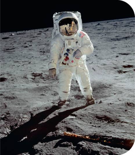 Commander Neil Armstrong took this photo of Buzz Aldrin as the two Americans - photo 6