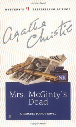 Agatha Christie Mrs.Mcgintys Dead (Poirot)