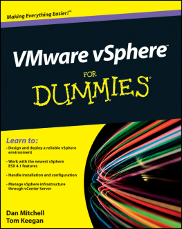 Daniel Mitchell VMware VSphere For Dummies