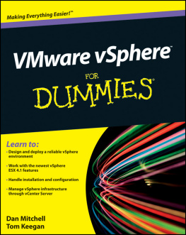 Daniel Mitchell - VMware VSphere For Dummies