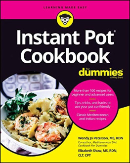 Dummies Press - Instant Pot Cookbook for Dummies