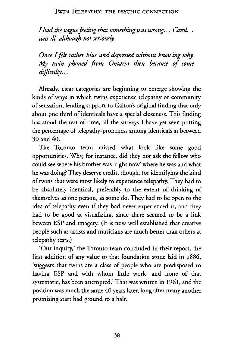 Twin Telepathy The Psychic Connection - photo 40
