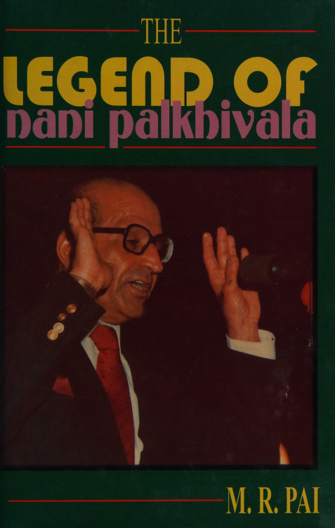 The legend of Nani Palkhivala Pai M R This book was produced in EPUB format - photo 1