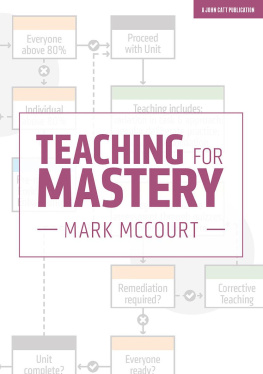 Mark McCourt - Teaching for Mastery