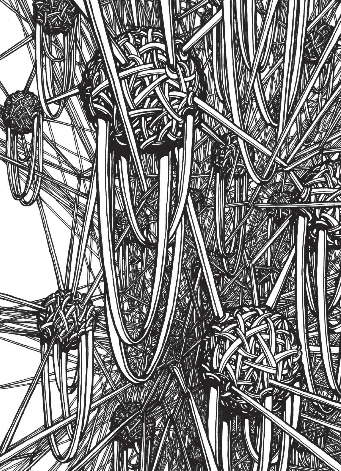 Detail from Lineworks 41 Dwayne Oyler 2013 Introduction Handled with Care - photo 3