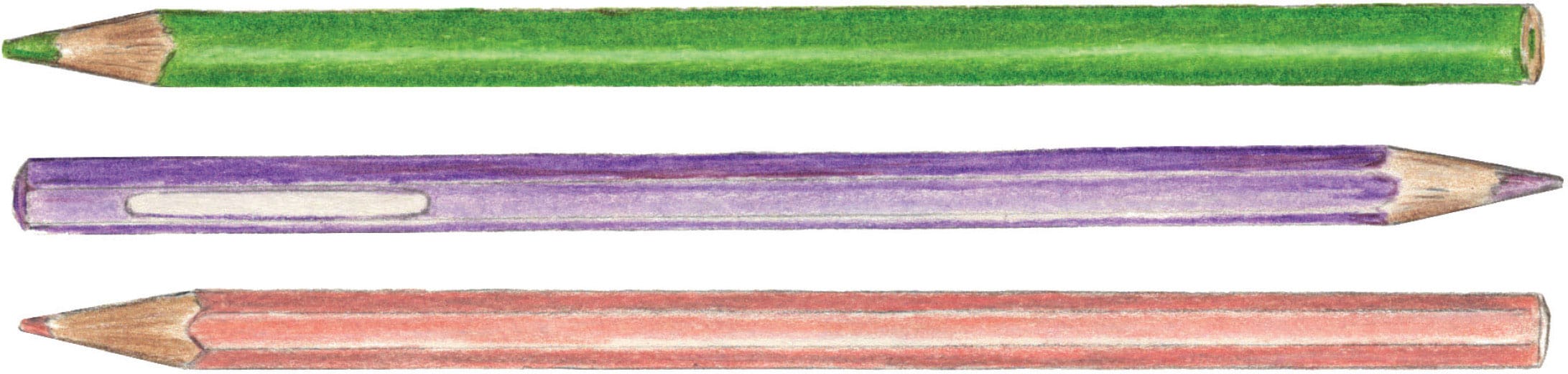 Wax vs Oil Colored pencils consist of colored pigment with a binder shaped - photo 5