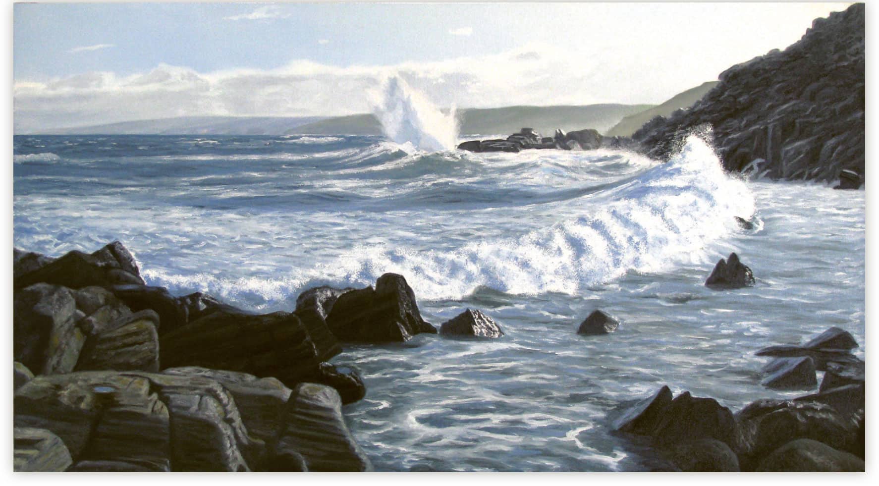 Welcome to the incredible diverse world of painting the ocean coast and sea - photo 2