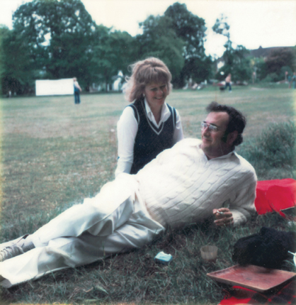 Gaieties CC Harold and Tom Stoppard as the wicket keeper with his - photo 4