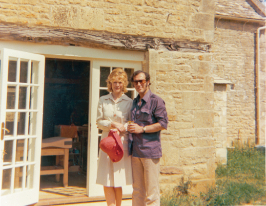 At the barn Patricia Losey Joe Losey in a Proustian T-shirt Harold they - photo 7