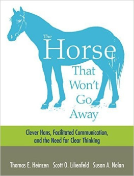 Thomas Heinzen The Horse That Wont Go Away