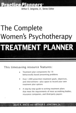 David J. Berghuis - The Complete Womens Psychotherapy Treatment Planner