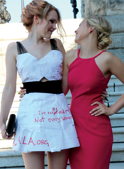 With my friend Amadea Gareau on the steps of the British Columbia Parliament - photo 6