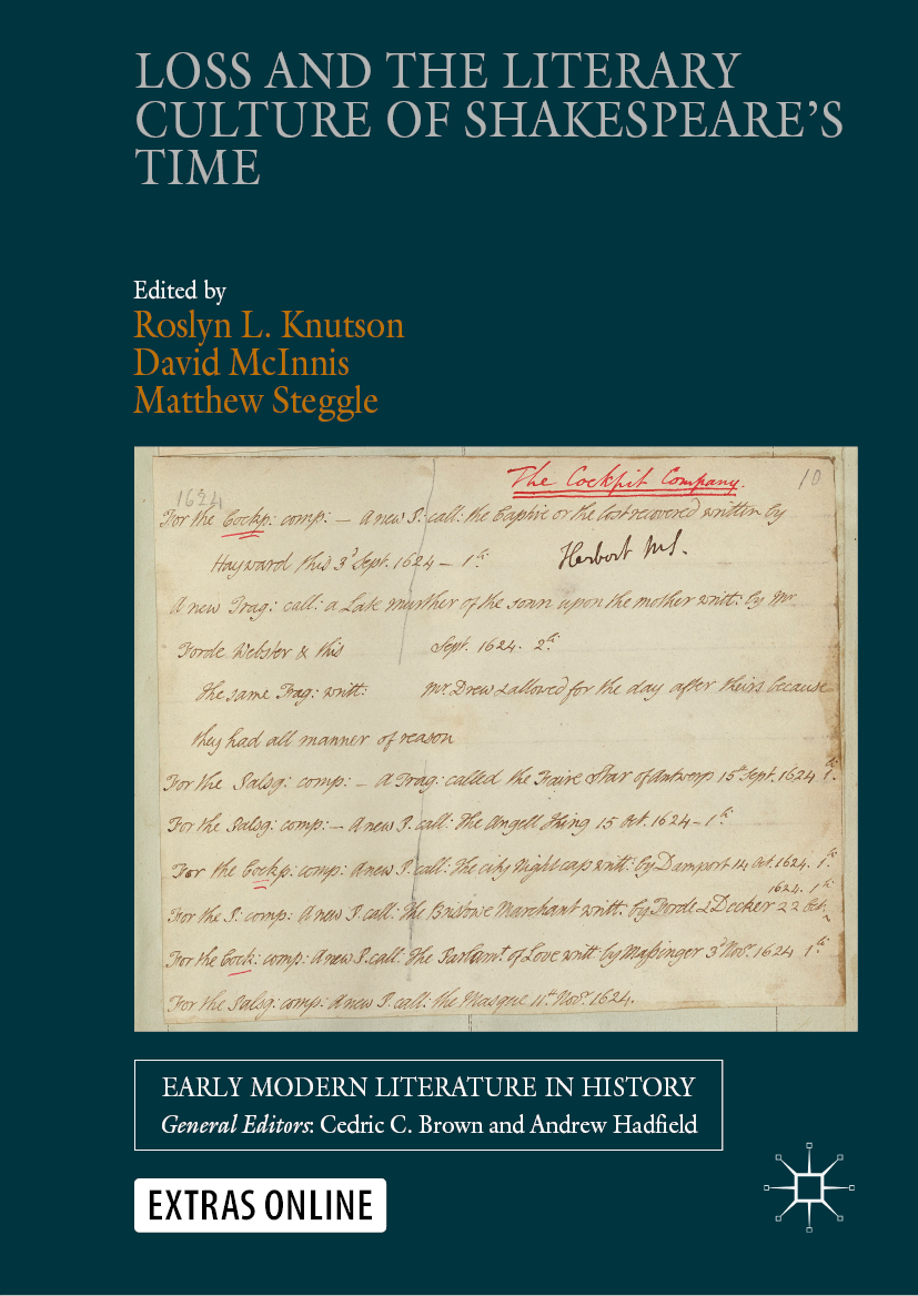 Early Modern Literature in History Series Editors Cedric C Brown Department - photo 1