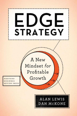 Alan Lewis - Edge Strategy: A New Mindset for Profitable Growth