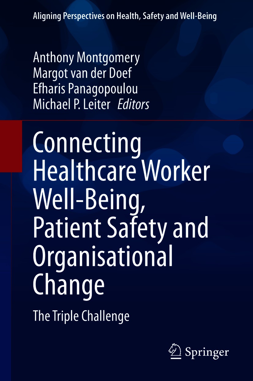 Book cover of Connecting Healthcare Worker Well-Being Patient Safety and - photo 1