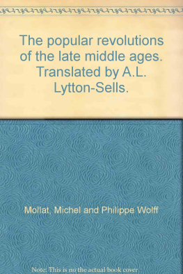 Michel Mollat The Popular Revolutions of the Late Middle Ages