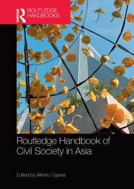 Akihiro Ogawa - Routledge Handbook of Civil Society in Asia