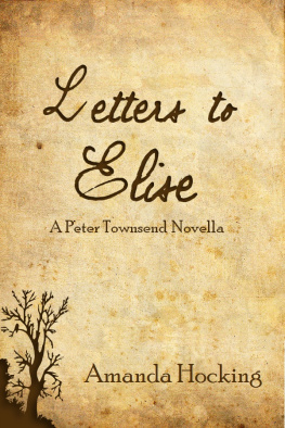 Amanda Hocking Letters to Elise: A Peter Townsend Novella (My Blood Approves)