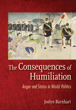 Joslyn Barnhart The Consequences of Humiliation: Anger and Status in World Politics