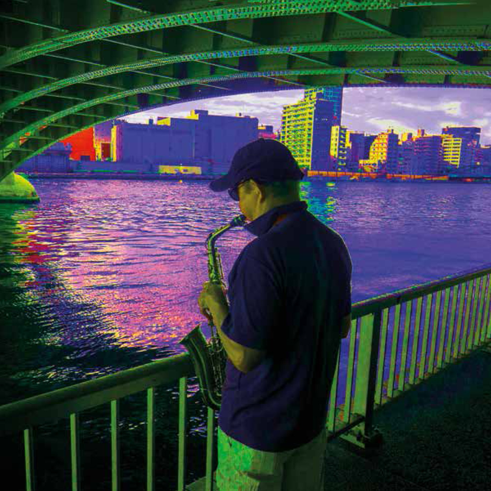 Improvised jazz for a steamy summer afternoon along the Sumida River Elders - photo 2