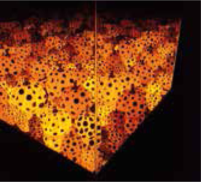 A darkened room illuminated with artist Kusama Yayois iconic pumpkins Tokyo - photo 4