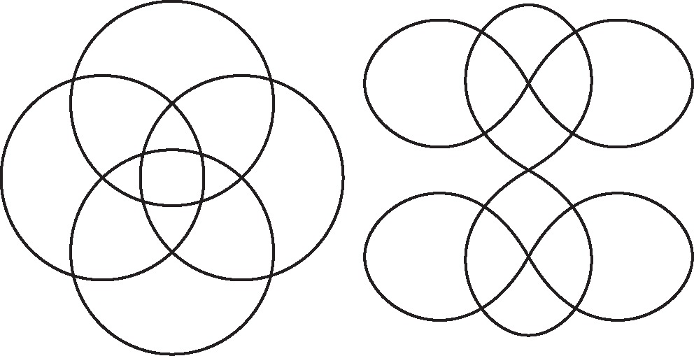 In the left example all the lines cross each other in the center which breaks - photo 9