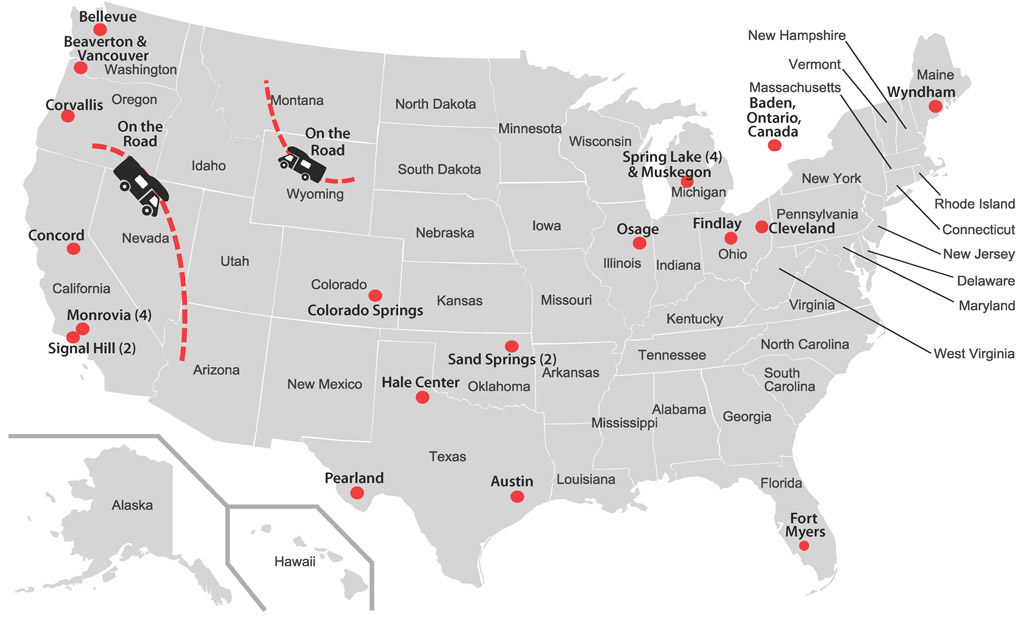 A Map of the Sample Knitters Locations E ither of these borders may be - photo 1