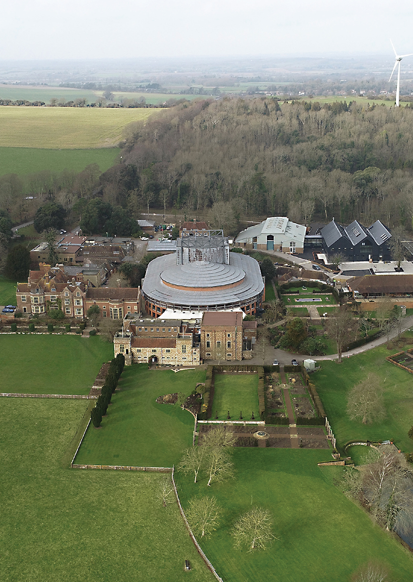 An aerial view of Glyndebourne house and theatre spring 2019 Glyndebourne - photo 4