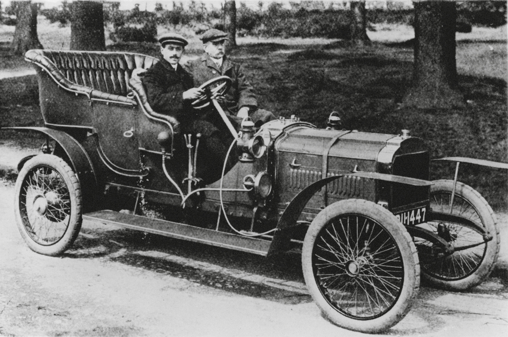 At the wheel of this 1907 Hillman is its designer Louis Coatalen By the - photo 3