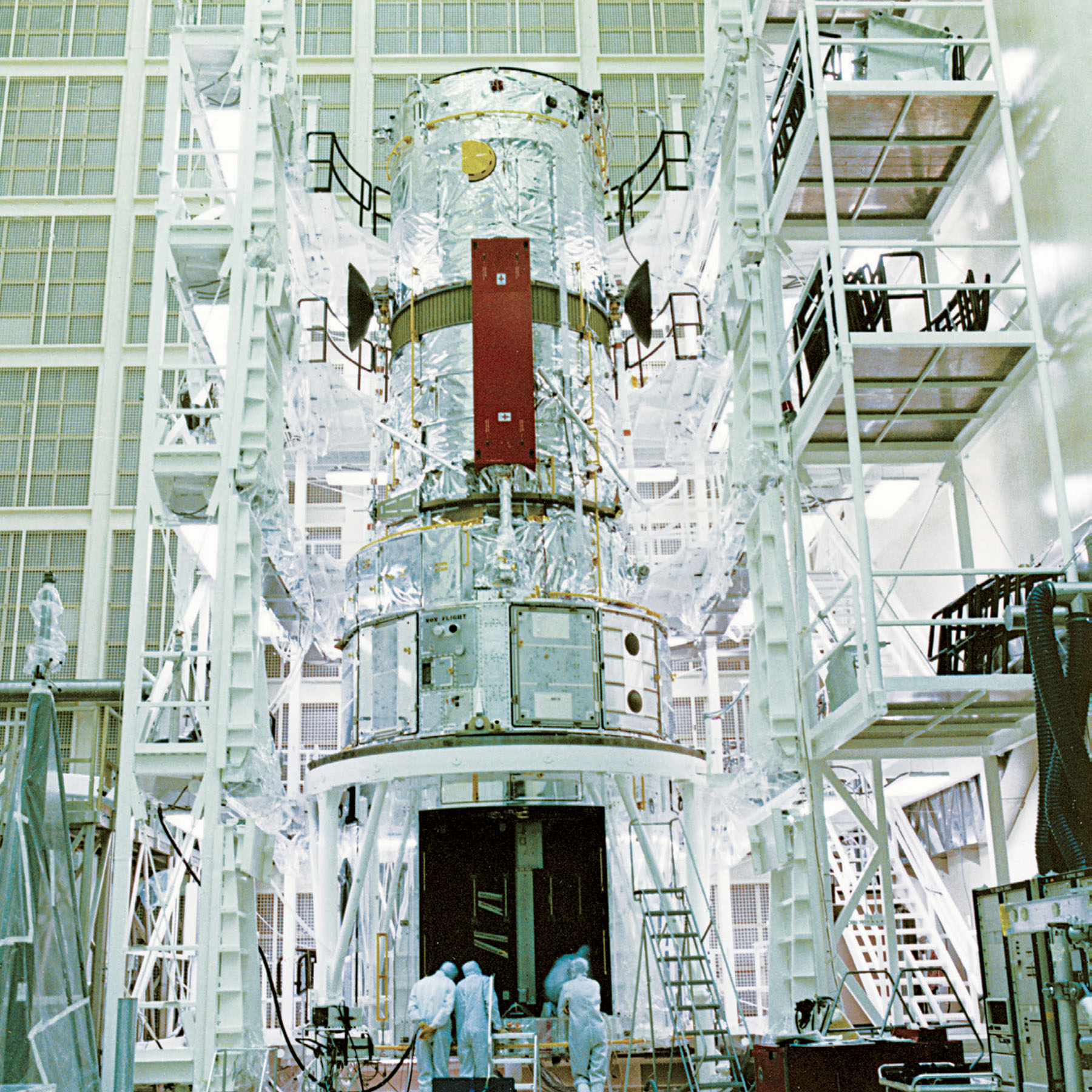 Hubble went through the latter stages of its integration in a clean room at - photo 12