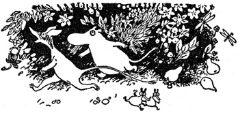 Moomintroll agreed to this and they sat down under a tree and pretended to be - photo 5