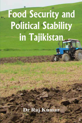 Raj Kumar Sharma - Food Security and Political Stability in Tajikistan