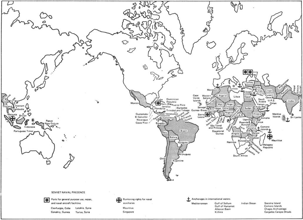 Soviet involvement in the Third World economic and military aid shaded area - photo 3