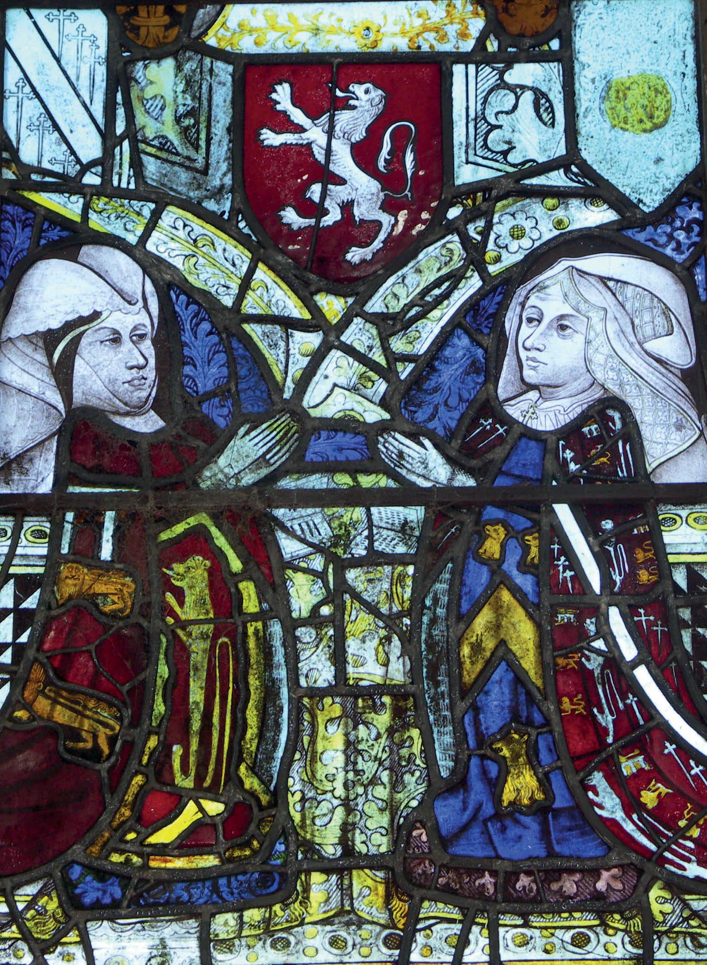 An example from the rare fifteenth-century medieval windows at Holy Trinity - photo 4