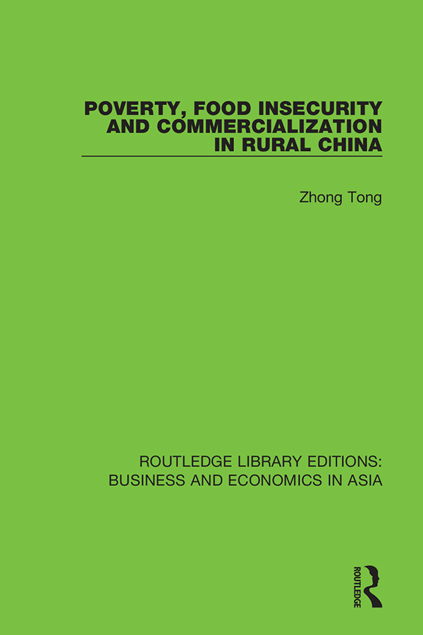 ROUTLEDGE LIBRARY EDITIONS BUSINESS AND ECONOMICS IN ASIA Volume 28 POVERTY - photo 1