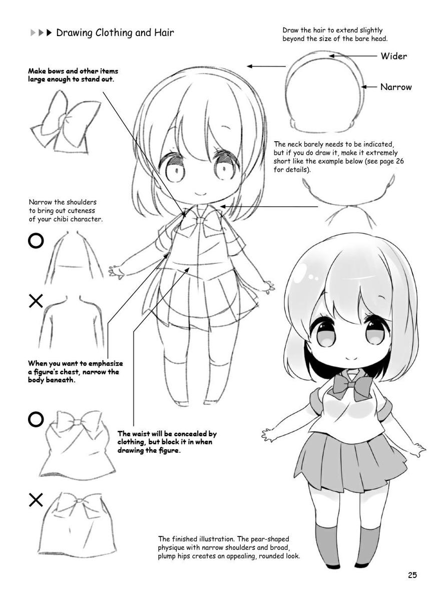 Beginners Guide to Drawing Manga Chibi Girls Create Your Own Adorable Mini Characters - photo 27