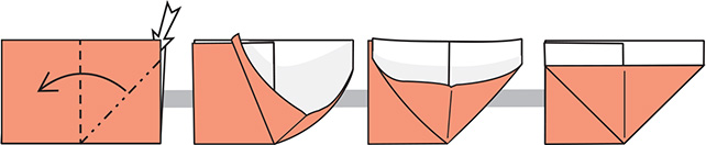 Squash Fold Two or more layers of paper are separated to open a pocket which - photo 6